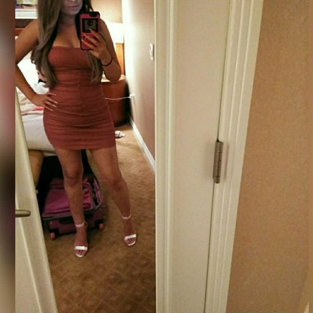 Strapless dress